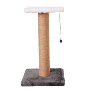 Pet Tekli Step Kedi Tırmalama Tahtası Gri