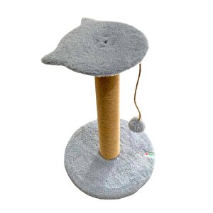 Pet Stepli Kedi Tırmalama Tahtası Gri