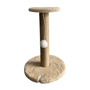 Pet Stepli Kedi Tırmalama Tahtası Bej
