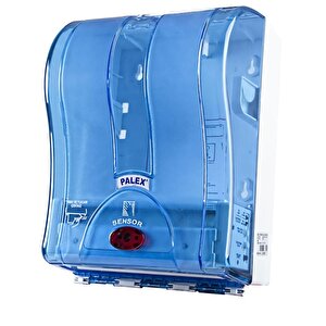 Plx 3491-1 Fotoselli Havlu Makinesi Sensörlü Şeffaf Mavi 21 Cm