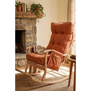 Santorini Kapitoneli Tv Koltuğu Baba Koltuğu Sallanan Sandalye Emzirme Koltuğu Dinlenme Koltuğu Kiremit