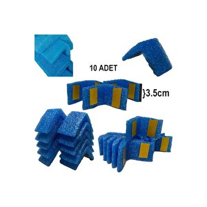 10 Adet 3.5 Cm Kenar Mobilya Köşe Koruyucu Köpük  (masa, Kapı, Sivri Köşeler İçin)