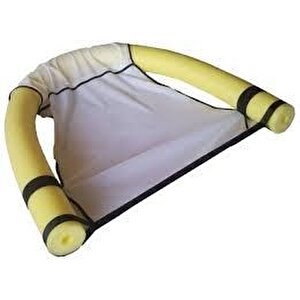 1 Adet Sarı Swimchair Fileli  Deniz Havuz Sandalyesi Koltuğu