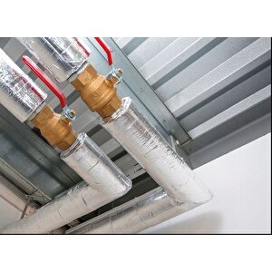 4 Metre 60/10 Mm Polietilen Alüminyum Folyolu İzole Boru