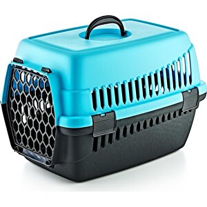 Sy-5080 Evcil Hayvan Kedi Köpek Taşıma Sepeti Çantası Turkuaz
