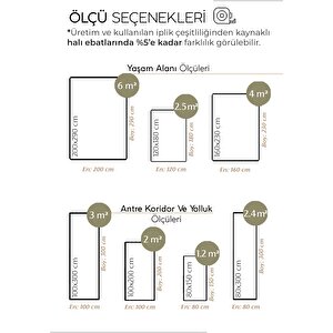 Grande 02 Bej Halı Antre Hol Halı Çerçeve Desenli Halı Kilim Kaymaz Tabanlı Mutfak Kilimi 120x180 cm