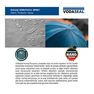 Vodeaseal Kumaş Koruyucu Su Kaydırma Özellikli Sprey 200 Ml