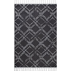 Pera 1006 Gri Antrasit Hav Vermez Yumuşak Mutfak Antre Çocuk Odası Dokuma Makine Halısı 120x200 cm