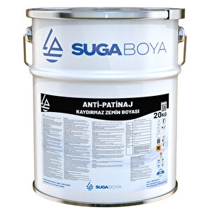 Suga Anti̇-pati̇naj Kaydirmaz Zemi̇n Boyasi 20 Kg Beyaz