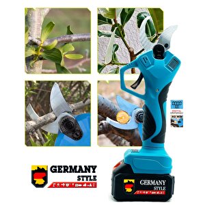 Easycut 40x Çift Akülü Dijital Ekran 40mm Budama Makinesi Dal Budama Makinesi