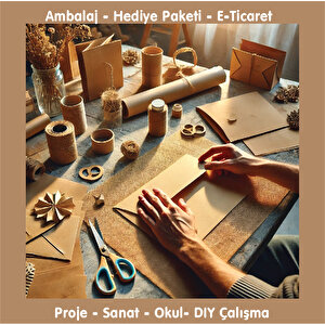 35x50 Cm Kraft Kağıt – 100'lü Paket | Ambalaj-paketleme, Okul-proje-sanatsal Çalışmalar