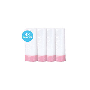 Akıllı Kedi Tuvaleti İçin 80 Adet Yedek Atık Çöp Torbası 45x32 Cm (X8620 modeli için) X8782