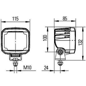 Off-road Led Lamba 12v-24v Ultra Beam Gen. Ii 1ga995606-031