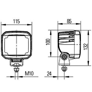 Off-road Led Lamba 12v-24v Ultra Beam Gen. Ii 1ga995606-021