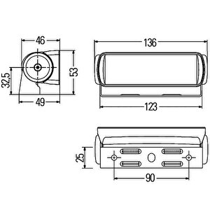 Hella Off-road Led Lamba 12v-24v Dura Led Wl200 1ga980670-231