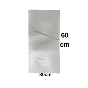 30cm X 60cm 1 Adet Yapışkanlı Floor Pvc Panel Yer Zemin Kaplama Paneli Arkası Kauçuklu Banyo Mutfak