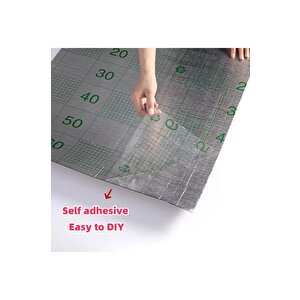 60cm X 280cm 1 Adet Kendinden Yapışkanlı Açık Kahverengi Lambiri Desenli Duvar Paneli Kağıdı Yg005