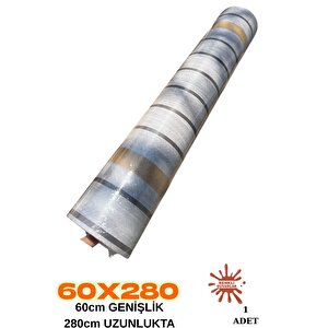 60cm X 280cm 1 Adet Kendinden Yapışkanlı Açık Gri Lambiri Desenli Duvar Paneli Kağıdı Yg006