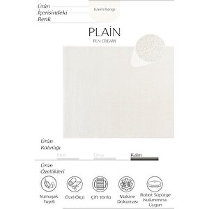 Plain Beyaz Salon Halısı Yumuşak Çocuk Halısı Kesme Yolluk Koridor Halı Dokuma Büyük Halı 80x300 cm
