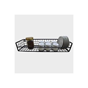 Rüstik Çok Amaçlı Büyük Boy Mutfak Ve Banyo Rafı/ 45x10cm