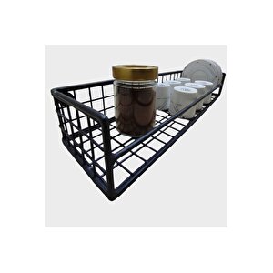 Rüstik Çok Amaçlı Büyük Boy Mutfak Ve Banyo Rafı/ 45x10cm