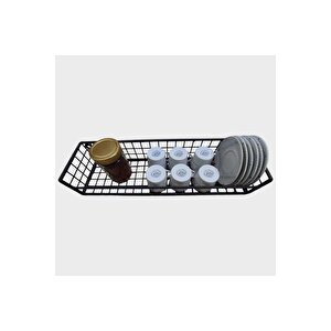 Rüstik Çok Amaçlı Büyük Boy Mutfak Ve Banyo Rafı/ 45x10cm