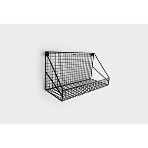Dekoratif Metal Duvar Organizer Rafı