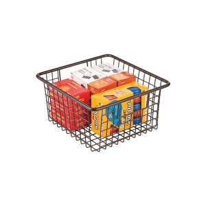 Çok Amaçlı Küçük Boy Kare Sepet – Siyah 26 X 23 X 13 Cm
