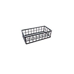 20x10 Asortik Düz Çok Amaçlı Dekoratif Tekli Küçük Boy Rüstik Tel Sepet