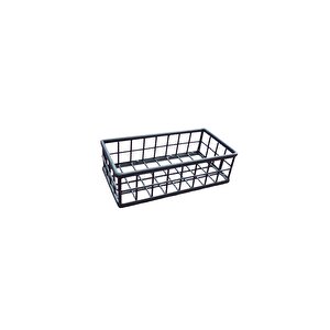 20x10 Asortik Düz Çok Amaçlı Dekoratif Tekli Küçük Boy Rüstik Tel Sepet