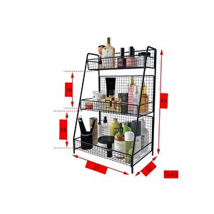 Çok Amaçlı 3 Bölmeli Baharatlık Rafı / Düzenleyici