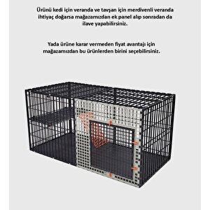 Leganest,60cm X 120cm Yükseklik 60cm Alt-üst Kapalı Köpek Kafesi, Kedi, Tavşan, Eko, Çit, Kafes