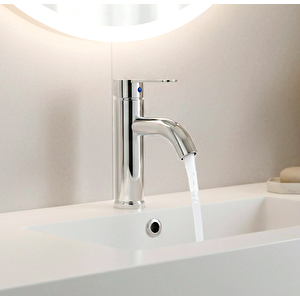 Krom Mix Lavabo Bataryası F2 Model 21 Cm