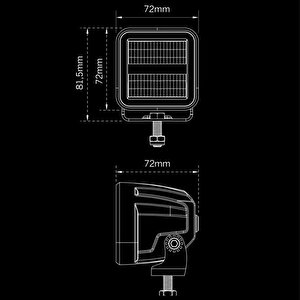 Strands Off-road Led Lamba Siberia Xp Qube 38w 809283