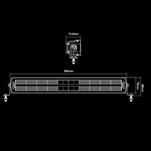 Strands Off-road Led Bar Siberia Dr 22" (56cm) 809181