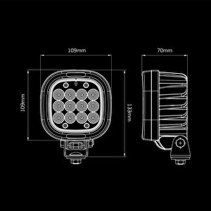 Strands Off-road Led Lamba President 51w 908539