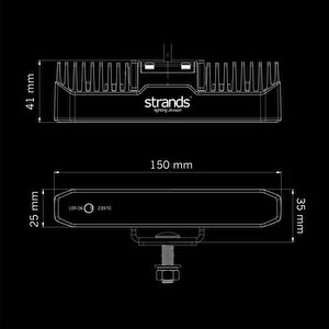 Strands Off-road Led Lamba Unity Edge 37w 809276