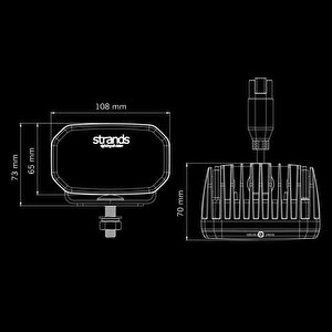 Strands Off-road Led Lamba For9t No-glare 31w 809259