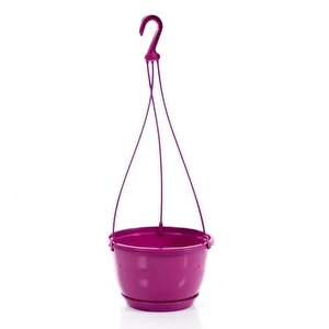 So-sm02 Safir Makrome Askılı Balkon Saksı Takımı 3.4 Litre No 2 Vişne