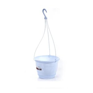 So-sm02 Safir Makrome Askılı Balkon Saksı Takımı 3.4 Litre No 2 Beyaz