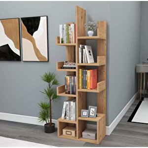 Enda Home Pamfilya 10 Bölmeli/raflı Kitaplık Atlantik Çam