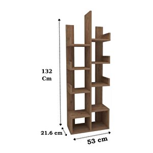 Reyo Enda Home Pamfilya 10 Bölmeli/raflı Kitaplık Atlantik Çam