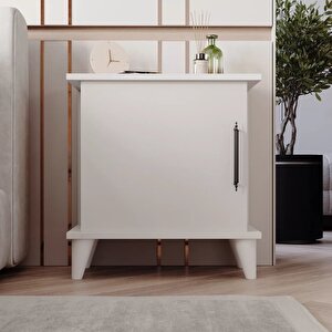 Reyo Enda Home Adela Raflı Modern Komodin Beyaz