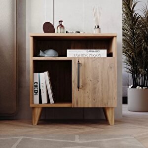 Reyo Enda Home Kommen 3 Bölmeli Kapaklı Komodin Atlantik Çam