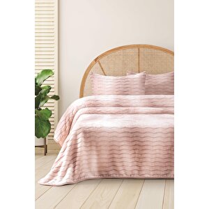 Dream Home 3 Parça Battaniye Seti Blush