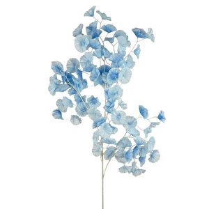 Yapay Çiçek Mavi Zambak Tek Dal 90*35cm Kumaş Çiçek Uzun Dal