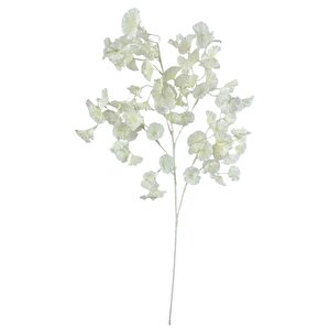 Yapay Çiçek Beyaz Zambak Tek Dal 90*35cm Kumaş Çiçek Uzun Dal