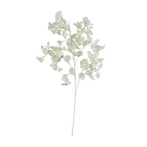 Yapay Çiçek Beyaz Zambak Tek Dal 90*35cm Kumaş Çiçek Uzun Dal