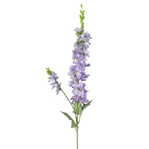 Yapay Çiçek Lila Sümbül Tek Dal Tomurcuklu 85*15cm Kumaş Çiçek Uzun Dal