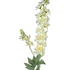 Yapay Çiçek Krem Sümbül Tek Dal Tomurcuklu 85*15cm Kumaş Çiçek Uzun Dal